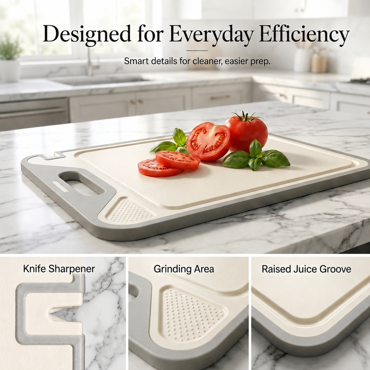 Perpura™ Dual-Sided Cutting Board